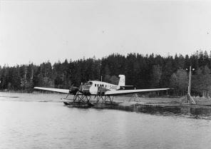 The "mail plane" ABA S-AABG on the route Stockholm - Helsinki at Lindarängen around in 1935.
