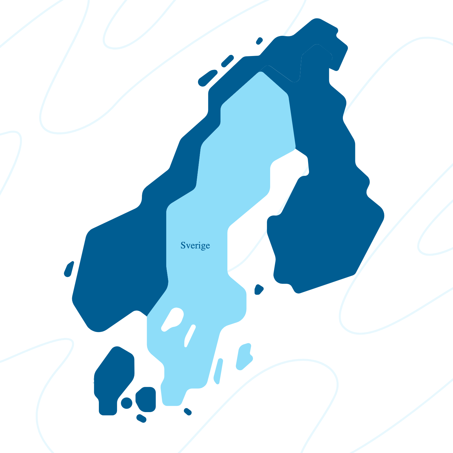 Map of Sweden