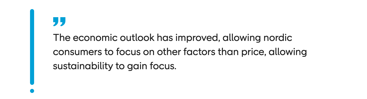 The economic outlook has improved